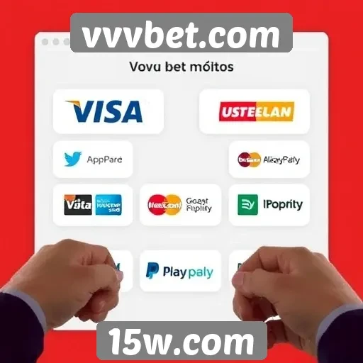 Métodos de pagamento aceitos no site vvvbet.com